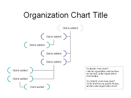 Left Hanging Organization Chart Business Charts Templates