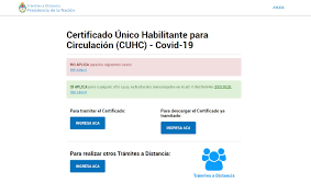 Los nuevos certificados de circulación habrá que tramitarlos en la www.argentina.gob.ar/circula. Desde Este Lunes Rige El Certificado Unico Habilitante Para Circulacion Covid 19 Diarios Bonaerenses