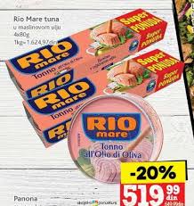 Rio mare tunjevina u maslinovom ulju, 4x80g cena na akciji IDEA s123894