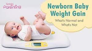 newborn baby weight gain what s