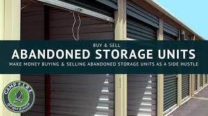 ing and selling abandoned storage