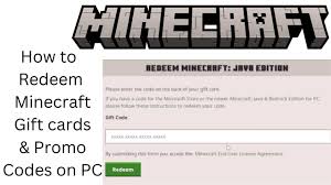 how to redeem minecraft code minecraft