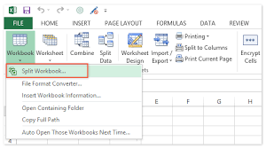 workbooks as pdf file in excel