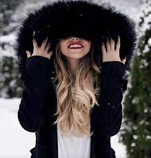 Zara Woman Manteco Black Hooded Duffle