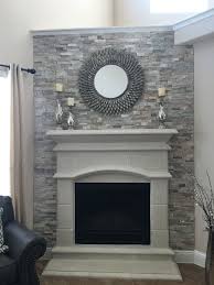 cast stone fireplace