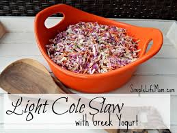 greek yogurt coleslaw that s light and