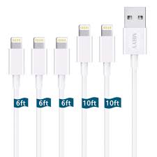 Nơi bán MFi Certified iPhone Charger MBYY, 5pack [6/6/6/10/10FT] Lightning  Cable iPhone Cable USB Sync Cord Fast iPhone Charger Cable Compatible iPhone  11 Pro Max Xs X XR 8 7 6s 6