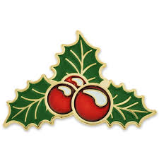 PinMart's Christmas Holly Berry Xmas Mistletoe Holiday Lapel Pin -  Walmart.com