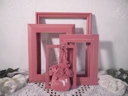 Geranium Pink Shabby Chic Picture Frame