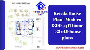 Kerala House Plan Modern 1800 Sq Ft