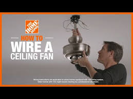 If so then a new wire must be ran to control the light as well. How To Wire A Ceiling Fan The Home Depot