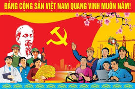 Résultat de recherche d'images pour "Affiche sur le 90e anniversaire de la fondation du Parti communiste vietnamien"