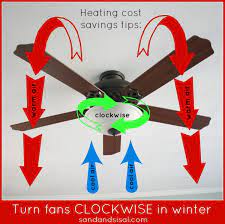 ceiling fan direction for winter tips