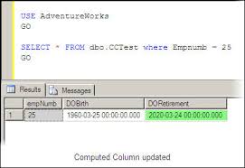 using computed columns in sql server
