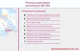free thermocouple calculator