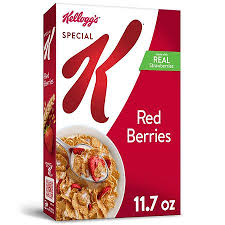 special k breakfast cereal red berries