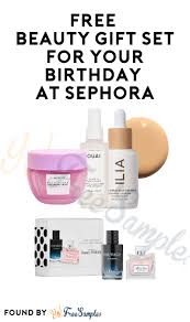 free beauty gift set for your birthday