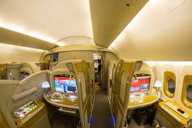 This was not good, the seats are cramped and the cabin has wasted space due to the large storage lockers in the center between the secon and last row of business class cabin. Emirates Boeing 777 300er First Class Overview Point Hacks Nz