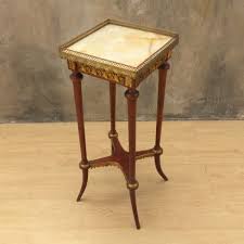 Empire Side Table With Marble Top