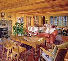 how to elegantly style a log home