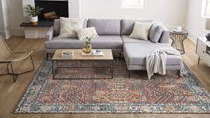 how to place a rug under a sectional sofa