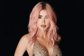 Megan Fox Wears Naked Dress and Pink Hair at 2024 Grammys Party