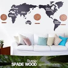 3d Wood World Map Wall Art Large Wall