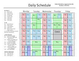 Academic Daily Calendars Hendrix College