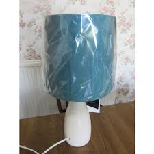 Homebase Touch Faux Suede Table Lamp