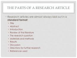 Scientific Papers   Learn Science at Scitable SlidePlayer