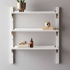 Wood Bookshelves Wall Mounted Wide