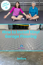 diy vinyl garage flooring mother