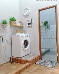 Jenis mesin cuci lain yang biasa ditemukan dan digunakan adalah mesin cuci 1 tabung. Desain Dapur Minimalis Dan Mesin Cuci Cek Bahan Bangunan