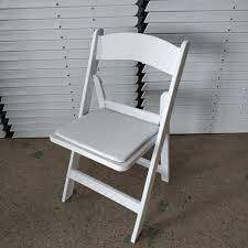 china white resin folding chairs