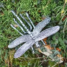 Antique Silver Prehistoric Dragonfly