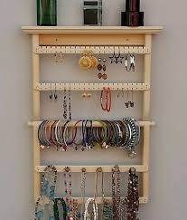 Earring Storage Jewelry Organizer Wall