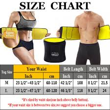 Men Women Waist Trainer Weight Loss Belt Slimmer Body Shaper Tummy Trimmer Band
