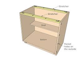 how to build kitchen base cabinet