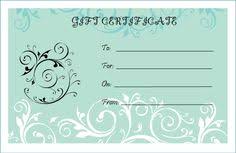 29 Best Printable Gift Certificates Images Free Printables