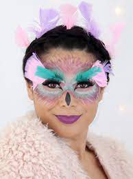 fantasy owl halloween makeup tutorial