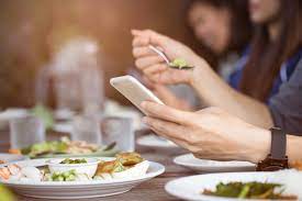 Don't have your cell phone at the dinner table