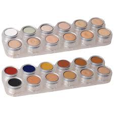 camouflage make up 24 colors palette