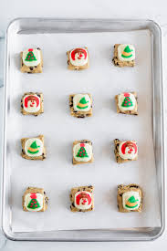 christmas chocolate chip sugar cookies