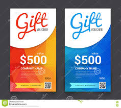 Gift Voucher Market Offer Template Layout With Colorful