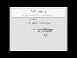 Calorimetry Calculations And The