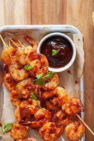 The Best Grilled Bbq Shrimp Skewers Easy Recipe With A Tasty Tangy  gambar png