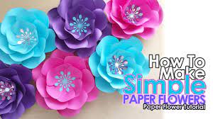paper flowers cricut template