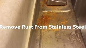 how to remove rust from a stainless