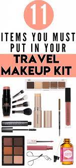 what to pack in your travel makeup kit