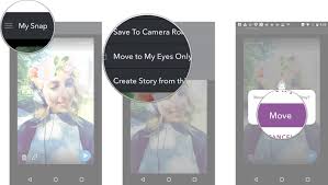 When you move a snap into my eyes only, you can feel free to let someone else browse your memories section, without worrying about them seeing content. How To Manage Snapchat Memories On Android Android Central
